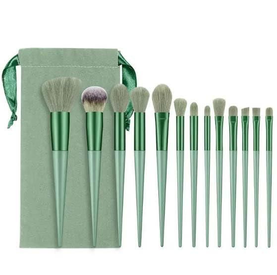 Makeup Brush with Pouch Set 13 pcs