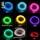 EL Wire Car Interior Light Neon Light, Dance Party Decor Light Neon LED Lamp Flexible EL Wire Rope Tube Waterproof LED Strip 5m
