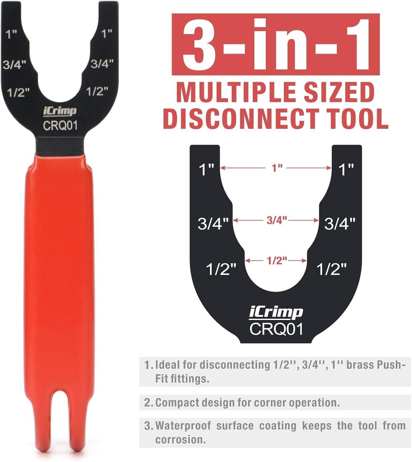 Size Push-to-connect Clamp Tong Tool