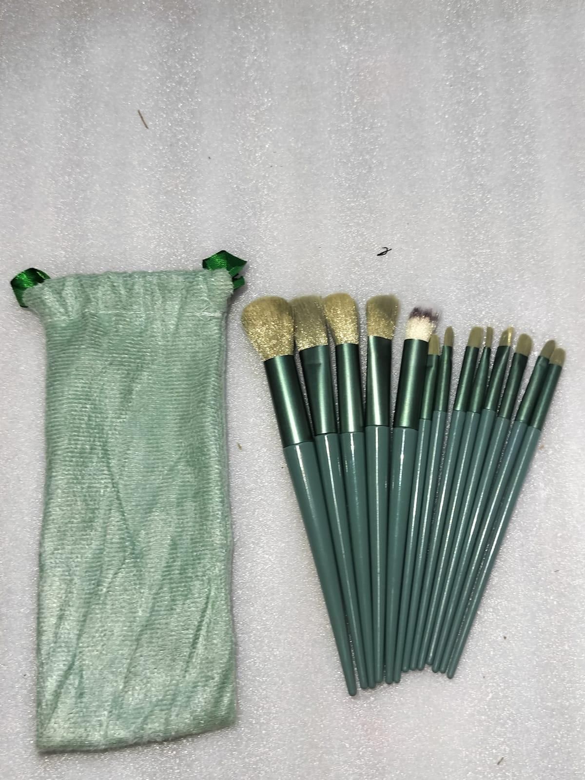 Makeup Brush with Pouch Set 13 pcs