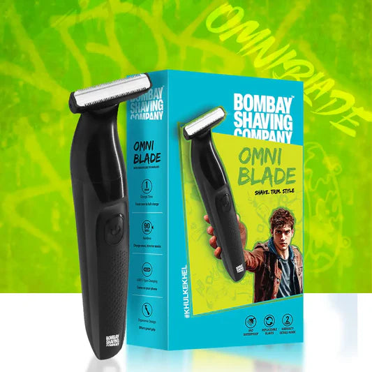 Bombay Shaving Company Sensi Smart 3 Razor and Charcoal Shaving Foam Combo | 3 Blades Shaving Razor For Men | Charcoal Shaving Foam, 50g