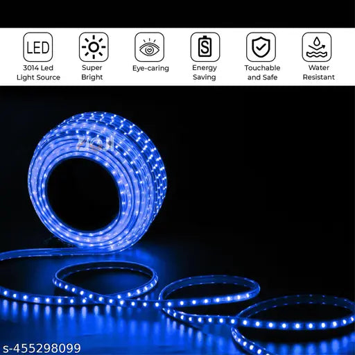 Doji 3 Meter led Strip Lights Energy Saving led Light Waterproof Strip Lights for Room | led Strip Light for False Ceiling | Home Decor Lights | Home Decoration | Diwali | Decore (Blue)