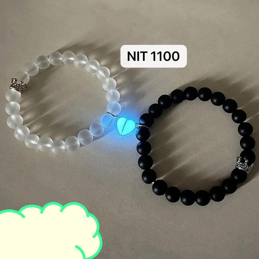 glow in the dark lover bracelets with a pair of beleket bff bracelets 2 pcs