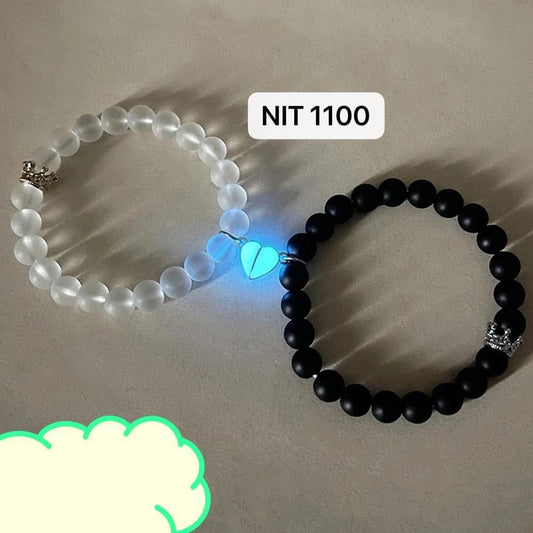 glow in the dark lover bracelets with a pair of beleket bff bracelets 2 pcs