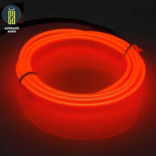 EL Wire Car Interior Light Neon Light, Dance Party Decor Light Neon LED Lamp Flexible EL Wire Rope Tube Waterproof LED Strip  5m
