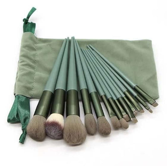 Makeup Brush with Pouch Set 13 pcs