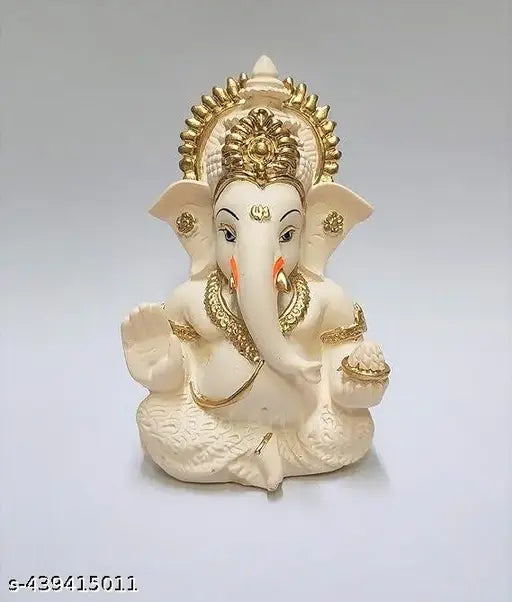 Ganesh Statue for Home Decor | Ganesha murti for Office Desk, & Ganpati Idol for Car Dashboard | Unique Wedding & Birthday Gift
